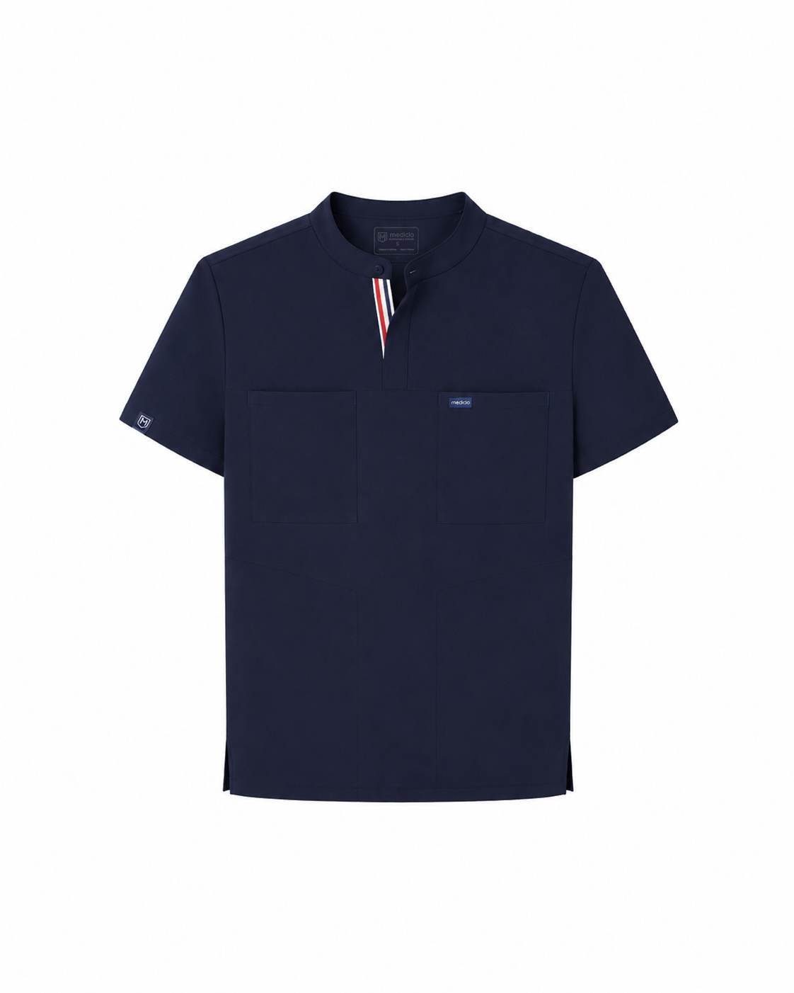 FYSEL® Skye‎ ‎ Banded Collar Scrub Top