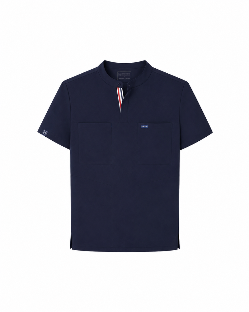 FYSEL® Skye‎ ‎ Banded Collar Scrub Top