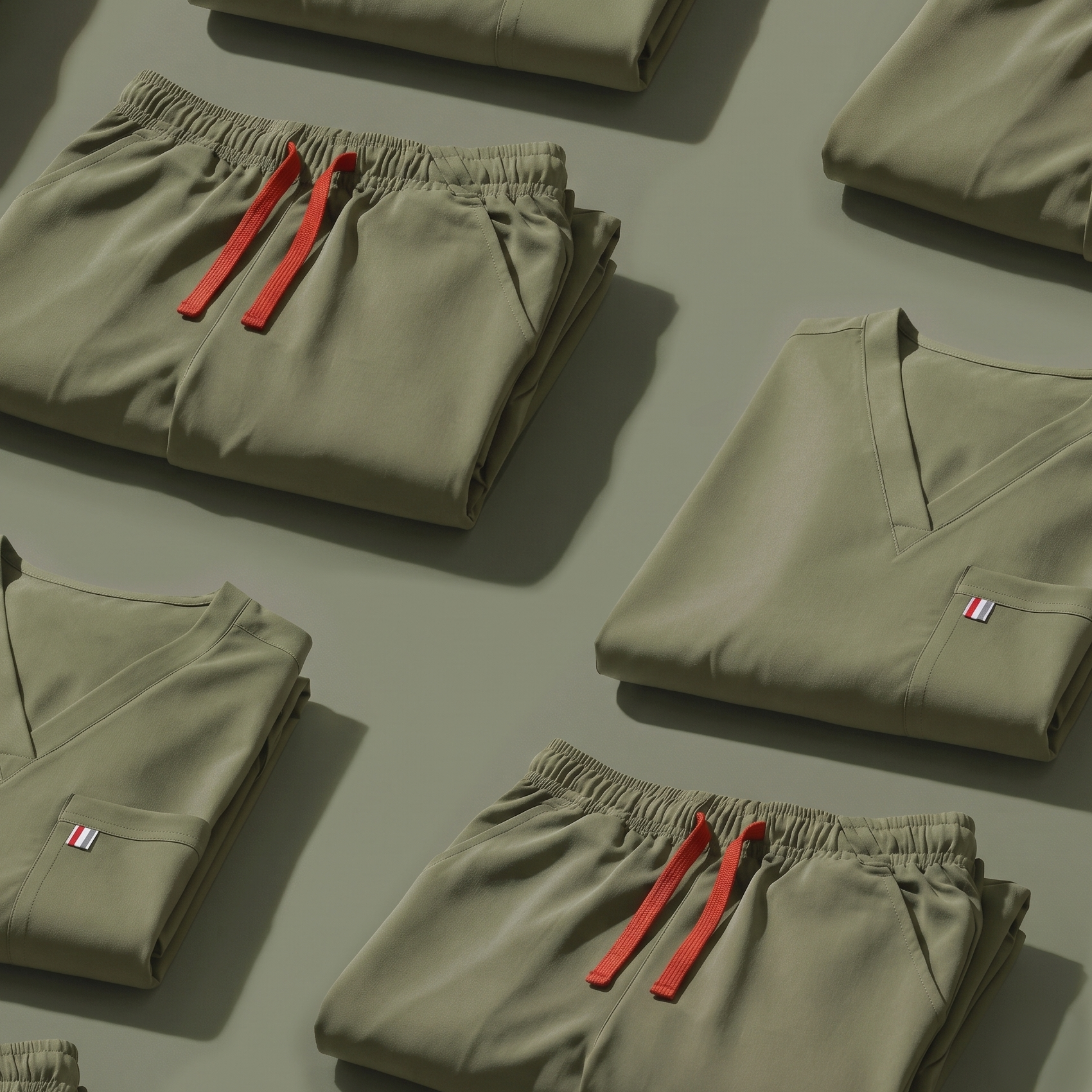 Olive Green Flat Lay