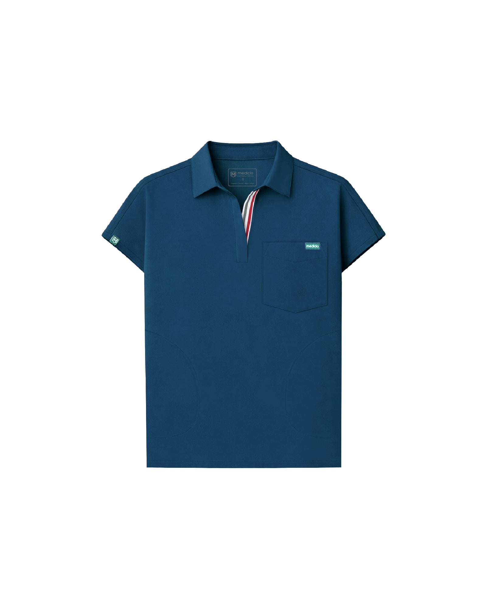 TENCEL™ Capri‎ ‎ Collared Scrub Top (Final Sale)