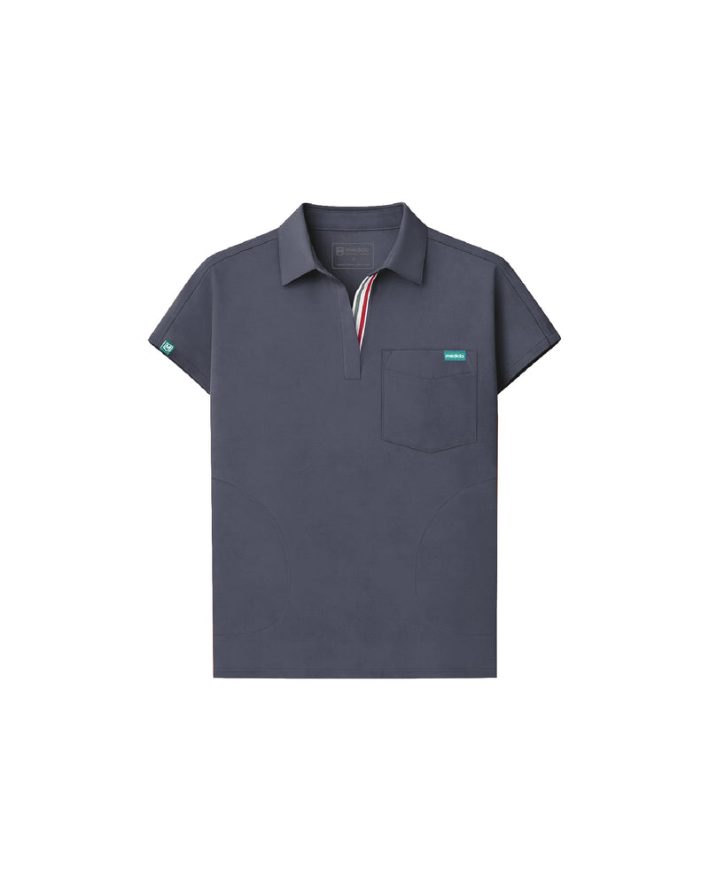 TENCEL™ Capri‎ ‎ Collared Scrub Top (Final Sale)