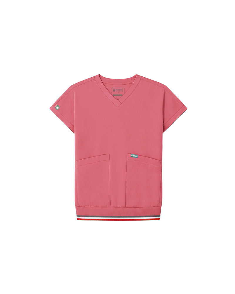 TENCEL™ Lanai‎ ‎Rib Band Scrub Top (Final Sale)